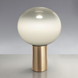 Design tafellamp glazen bol