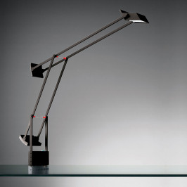 Zwarte design bureaulamp